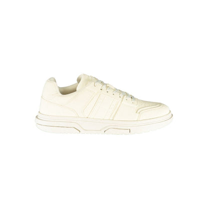 Tommy Hilfiger – Weiße Polyester-Sneaker