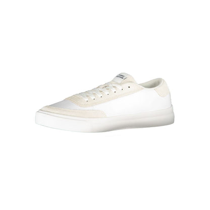 Tommy Hilfiger – Weiße Polyester-Sneaker