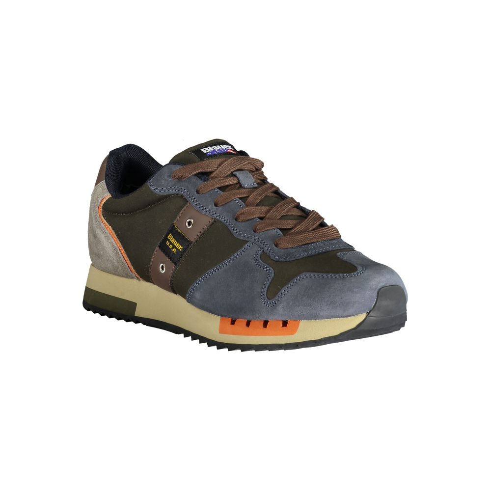 Blauer Blauer Polyester-Sneaker