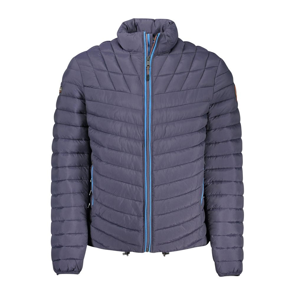 Napapijri Blaue Polyamid-Herrenjacke