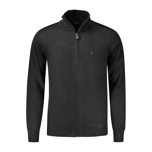 Coveri Moving Schwarzer Nylonpullover