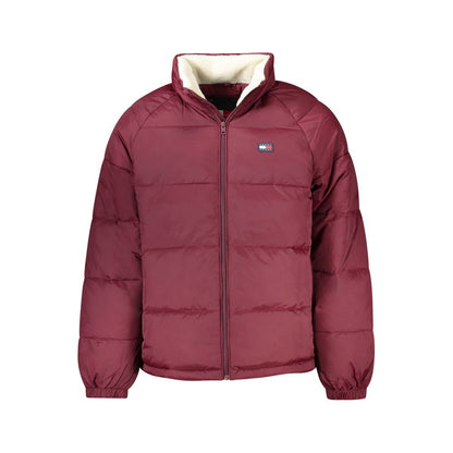 Tommy Hilfiger – Rote Herrenjacke aus recyceltem Polyester