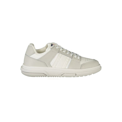 Tommy Hilfiger – Weiße Polyester-Sneaker