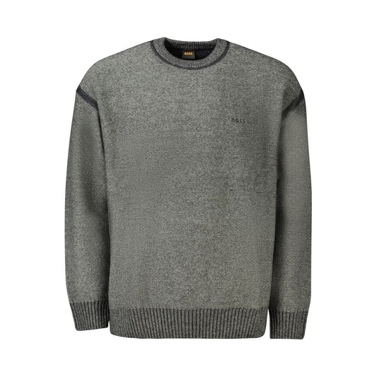 Hugo Boss Grauer Wollpullover
