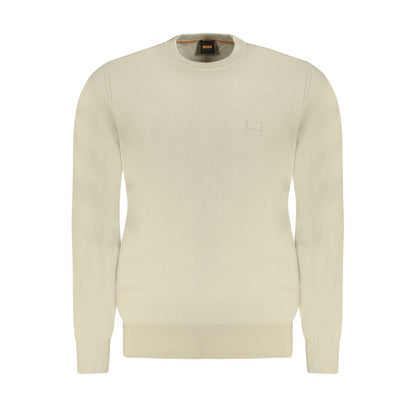 Hugo Boss Beige Cotton Sweater