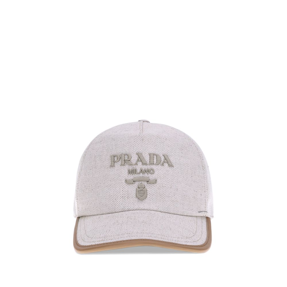 Prada Beige Baumwollkappe (Baseballkappe)