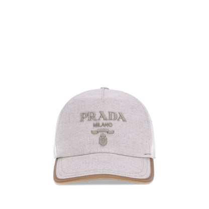 Prada Beige Baumwollkappe (Baseballkappe)