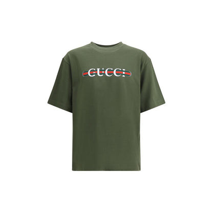 T-Shirt mit Gucci-Logo