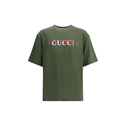 T-Shirt mit Gucci-Logo