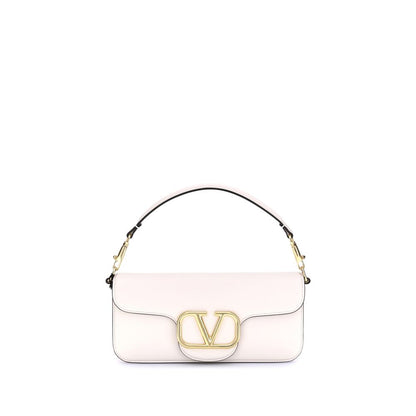 Valentino Garavani Schultertasche aus weißem Kalbsleder (Bos Taurus)
