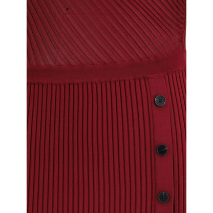 Self-Portrait – Geripptes Midikleid