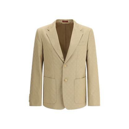 Gucci Blazer aus beiger Baumwolle
