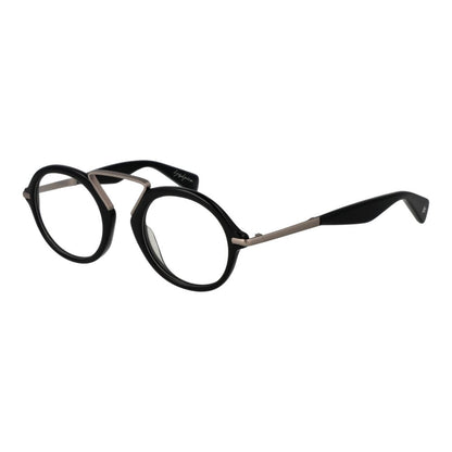 Yohji Yamamoto Schwarze Kunststoffbrille (Gestell)