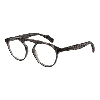 Yohji Yamamoto Braune Kunststoffbrille (Gestell)