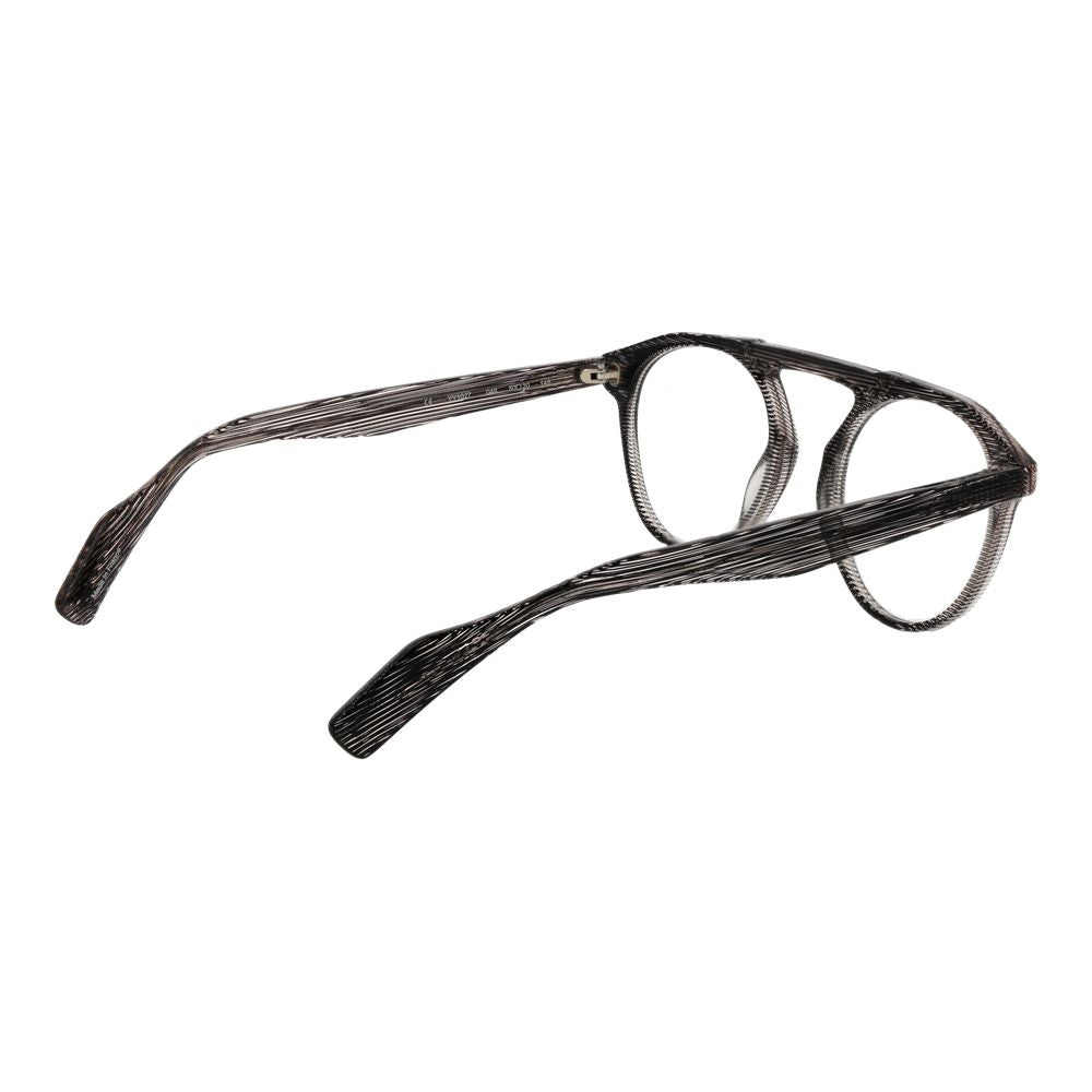 Yohji Yamamoto Braune Kunststoffbrille (Gestell)