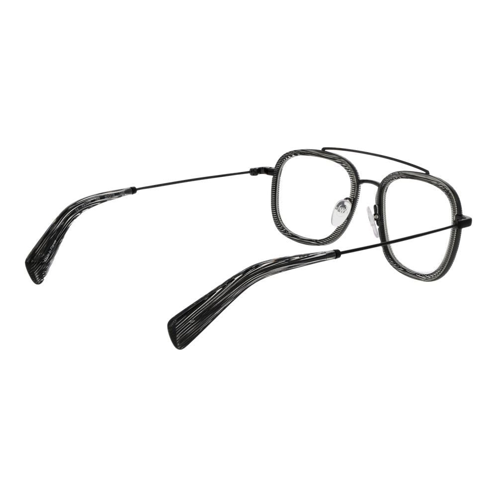 Yohji Yamamoto Graues Unisex-Brillengestell