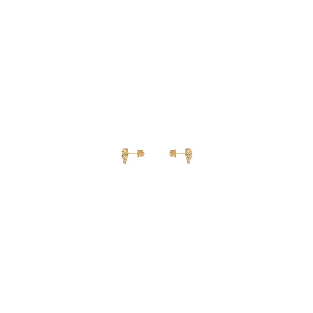 Versace Goldfarbene Metallohrringe