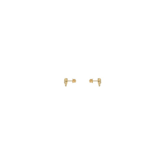Versace Goldfarbene Metallohrringe