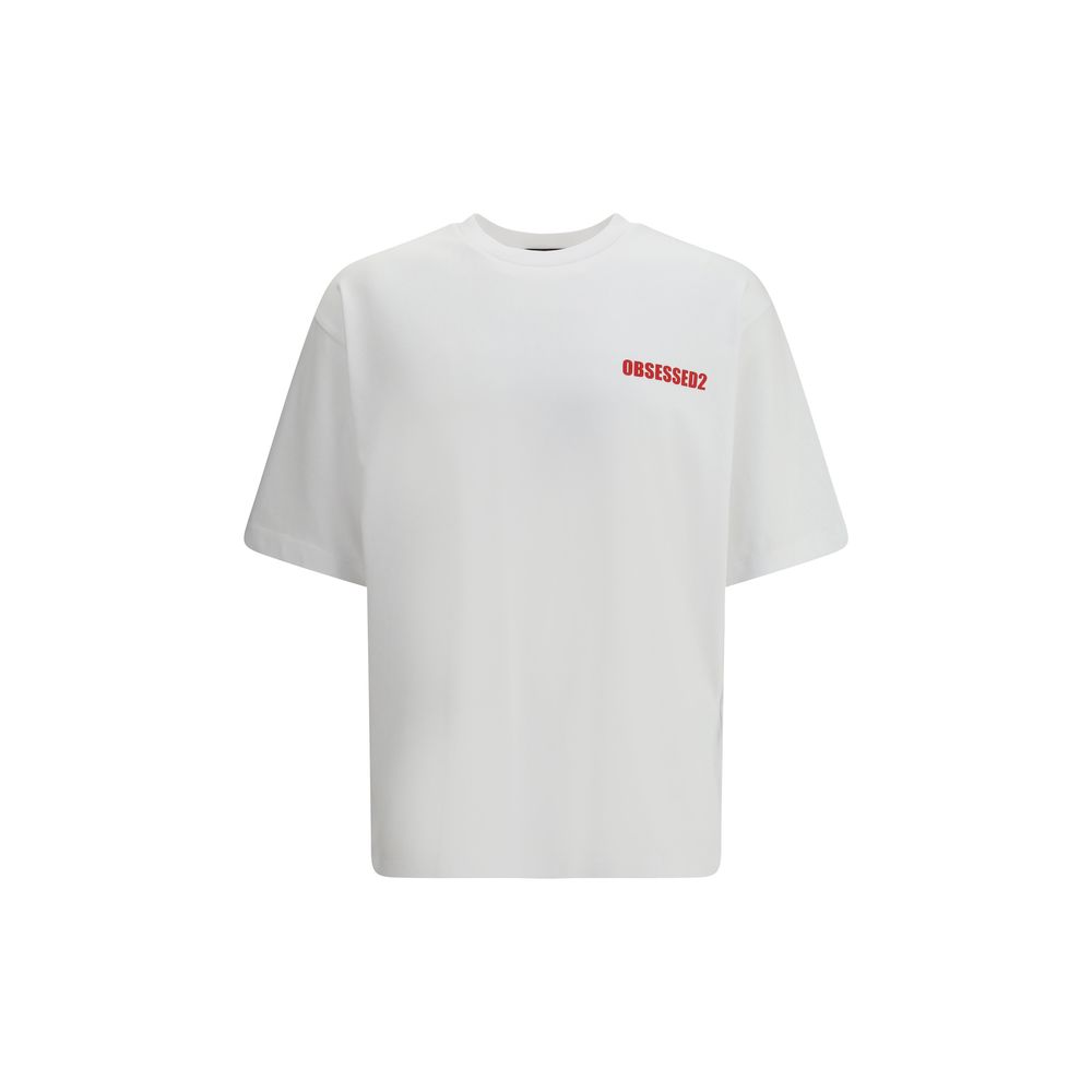 Dsquared² Weißes Baumwoll-T-Shirt