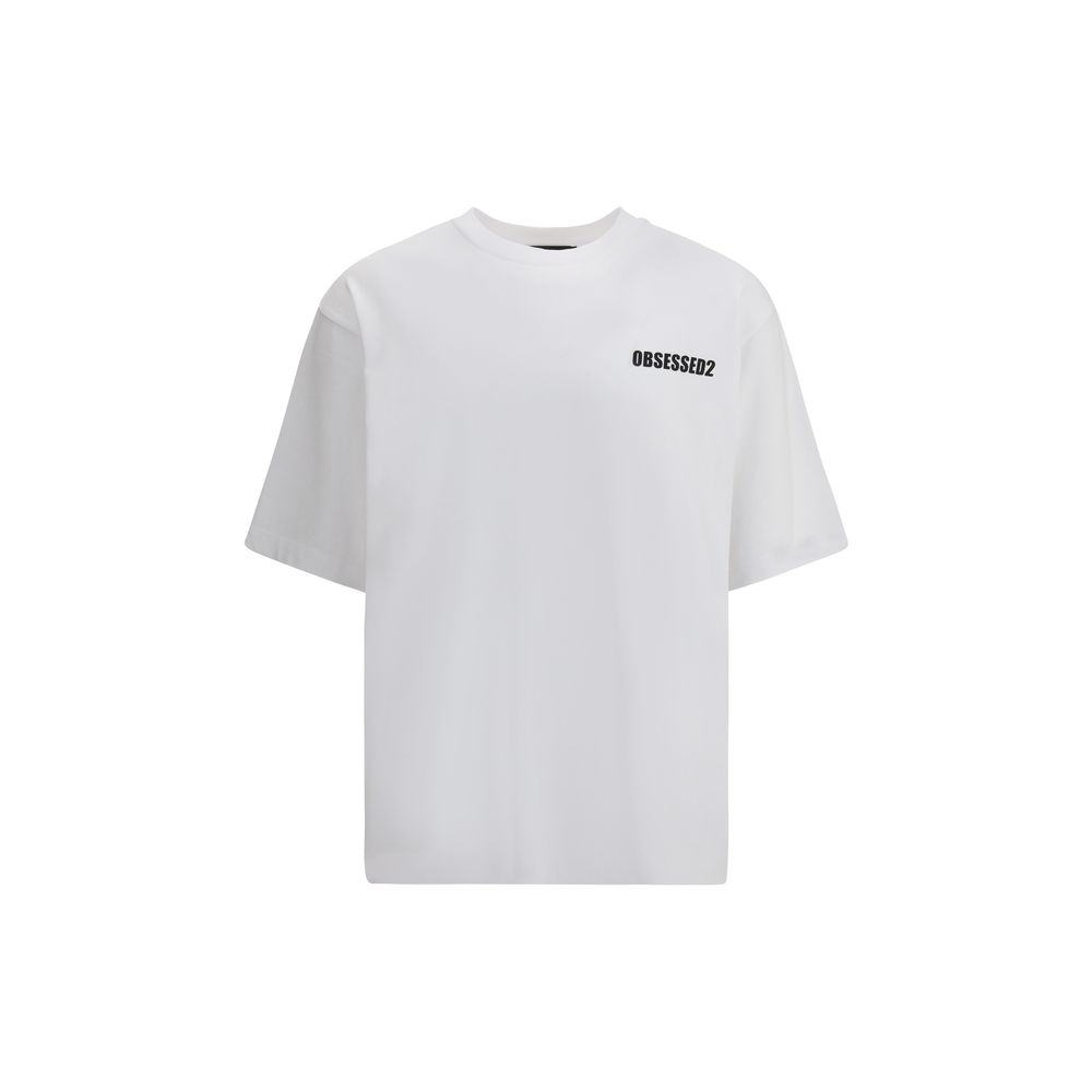 Dsquared² Weißes Baumwoll-T-Shirt