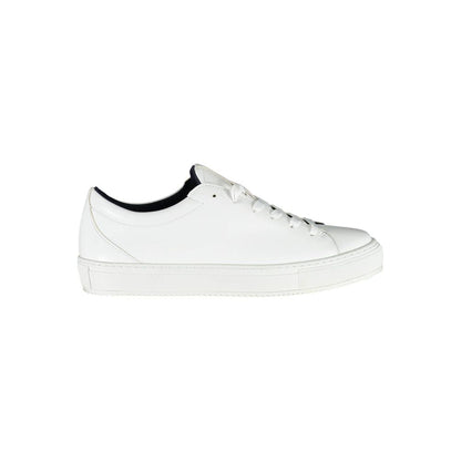 Tommy Hilfiger – Weiße Synthetik-Sneaker