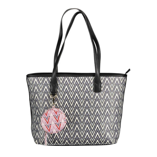 حقيبة يد ماريو فالنتينو السوداء المصنوعة من البولي إيثيلين