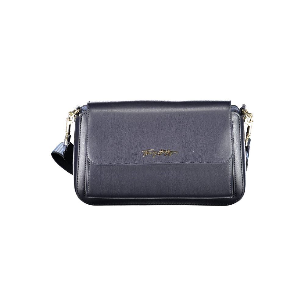 Tommy Hilfiger – Blaue Polyethylen-Handtasche