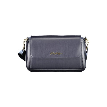 Tommy Hilfiger – Blaue Polyethylen-Handtasche