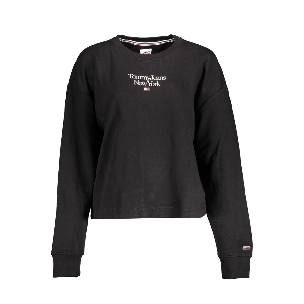 Tommy Hilfiger – Schwarzer Baumwollpullover für Damen