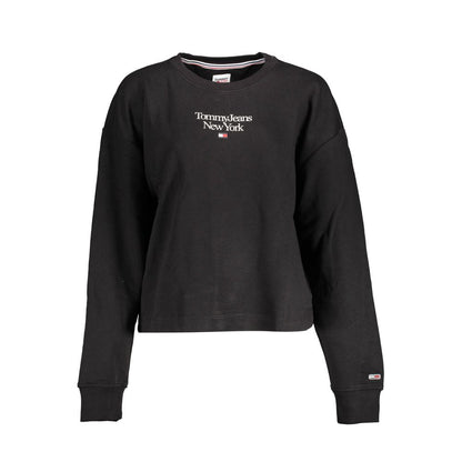 Tommy Hilfiger – Schwarzer Baumwollpullover für Damen