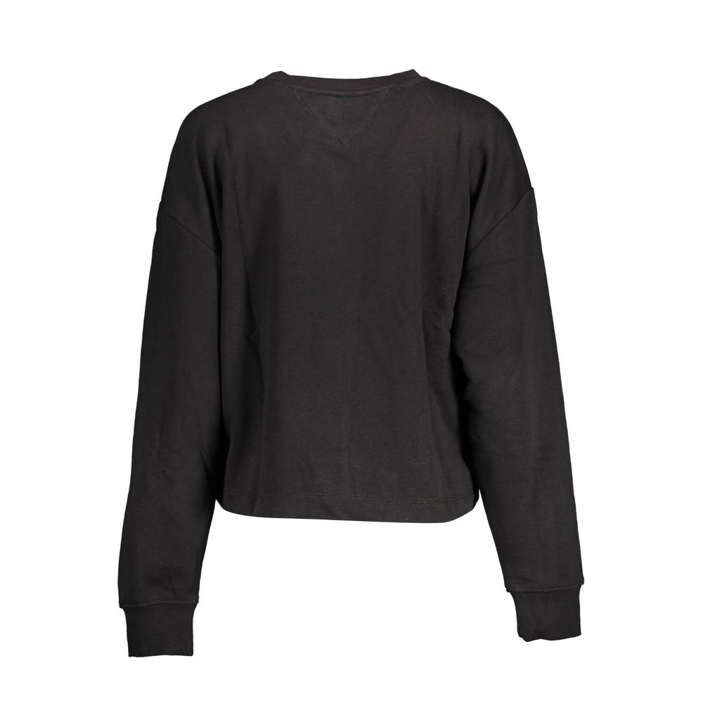 Tommy Hilfiger – Schwarzer Baumwollpullover für Damen