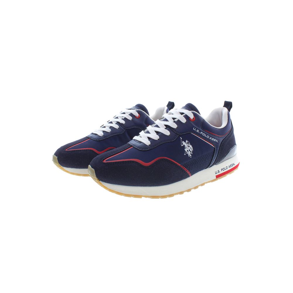 US POLO ASSN. Blauer Polyester-Sneaker