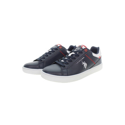 US POLO ASSN. Blauer Polyester-Sneaker