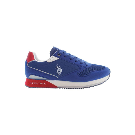 US POLO ASSN. Blauer Polyester-Sneaker