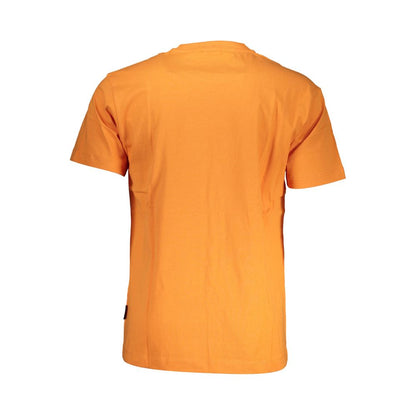Napapijri Orangefarbenes Baumwoll-T-Shirt
