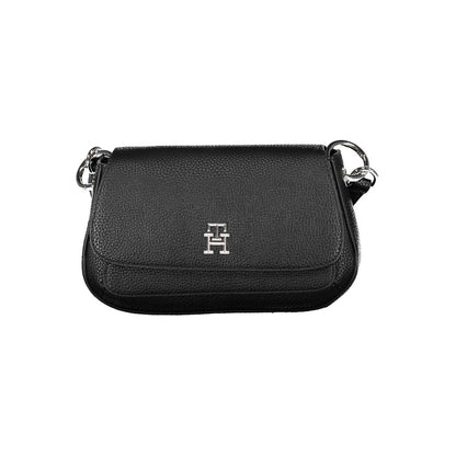 Tommy Hilfiger – Schwarze Polyethylen-Handtasche