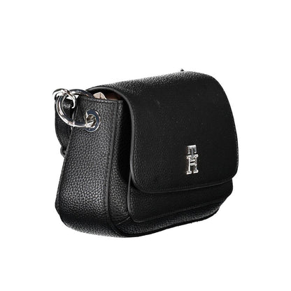 Tommy Hilfiger – Schwarze Polyethylen-Handtasche