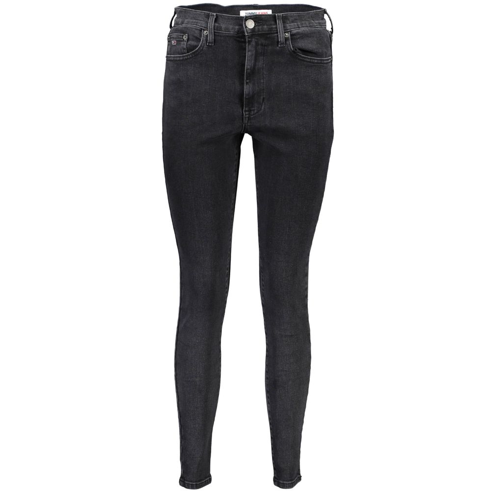 Tommy Hilfiger – Schwarze Jeans und Hose aus Baumwolle