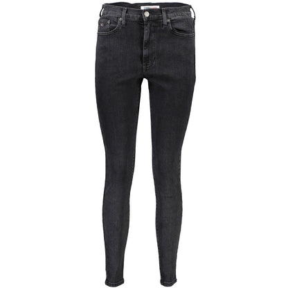 Tommy Hilfiger – Schwarze Jeans und Hose aus Baumwolle