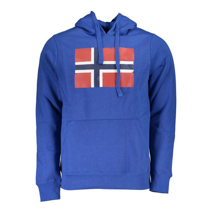 Norwegen 1963 Blauer Baumwollpullover für Herren