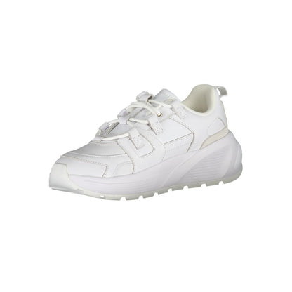 Tommy Hilfiger – Weiße Polyester-Sneaker