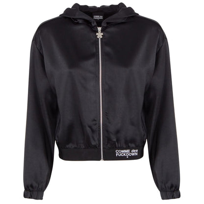 Comme Des Fuckdown Schwarze Polyester-Damenjacke