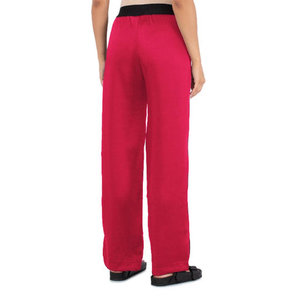 Comme Des Fuckdown Fuchsia Polyester Damenhose
