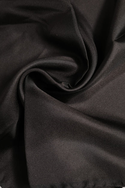 Dolce &amp; Gabbana Brauner quadratischer Foulard aus Seide mit DG Crown-Motiv für Herren