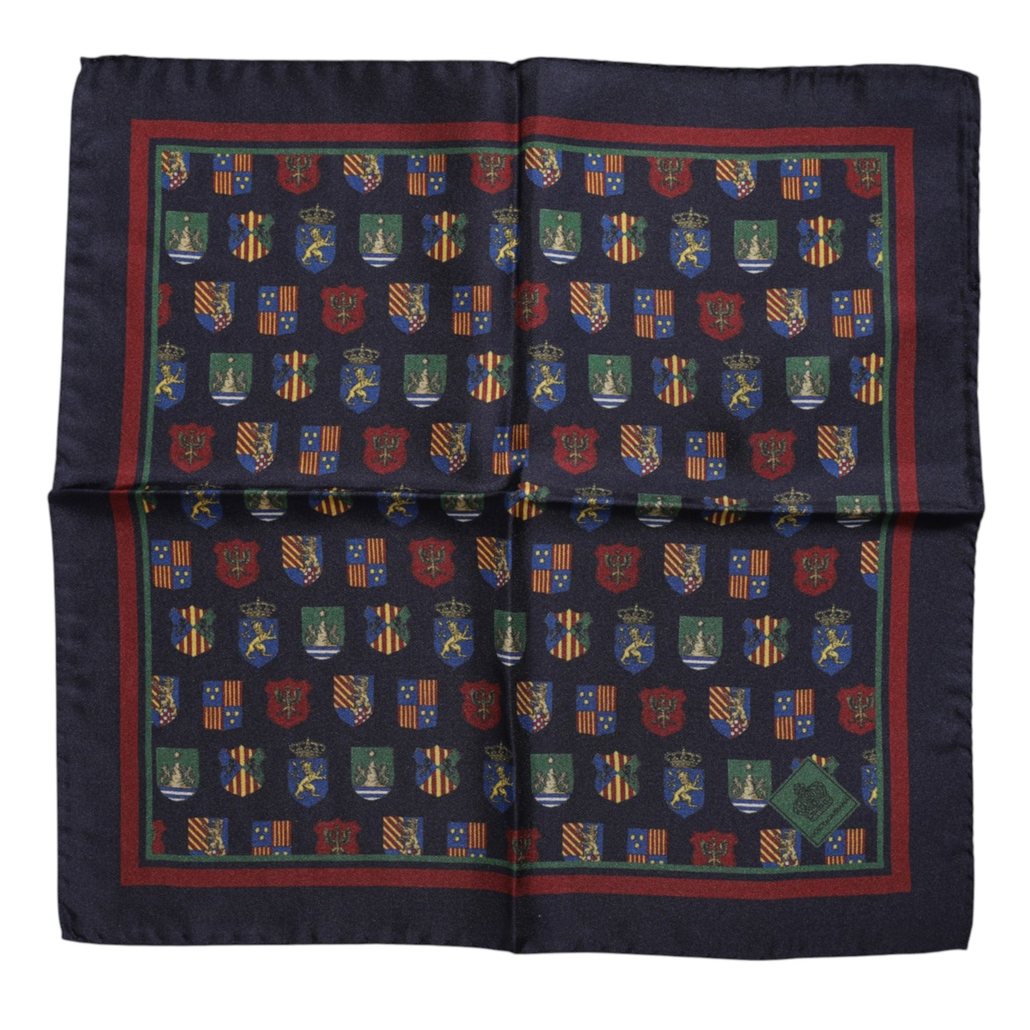 Dolce &amp; Gabbana – Quadratischer Foulard-Schal mit mehrfarbigen Medaillen