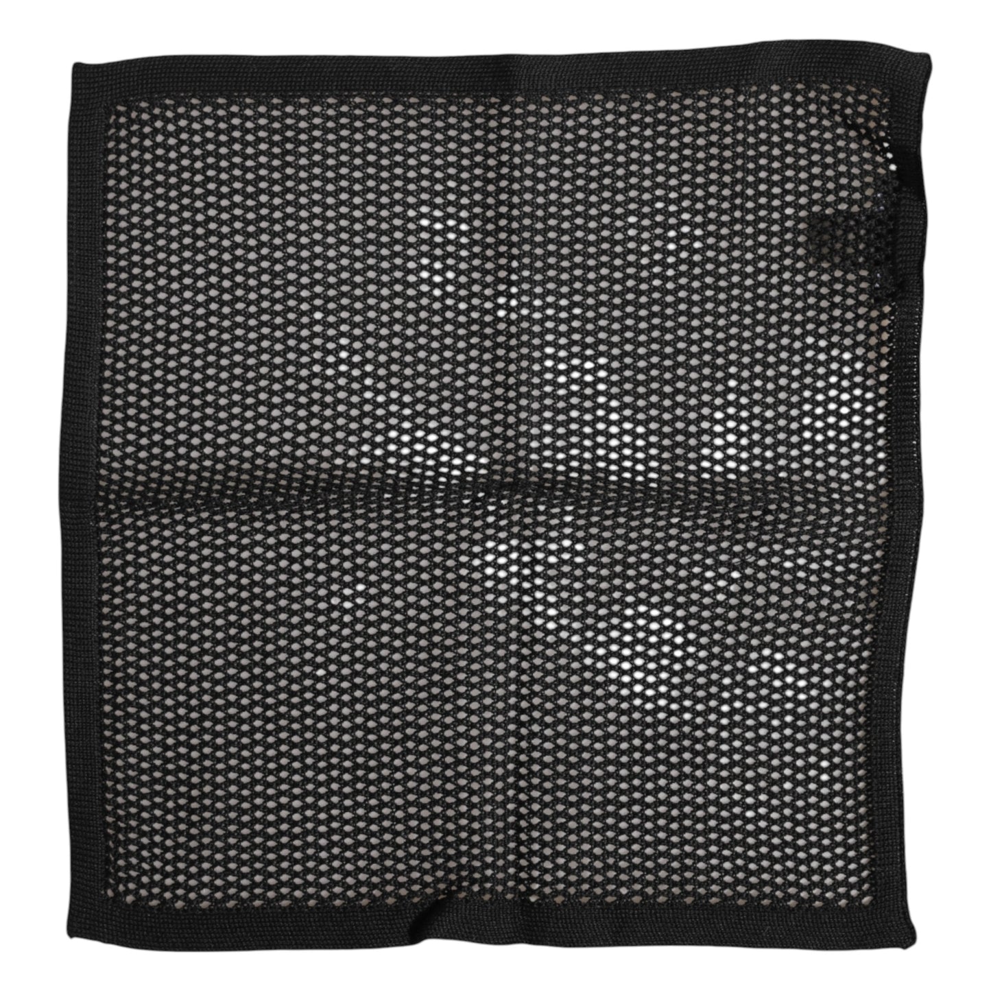 Dolce &amp; Gabbana – Schwarz gemusterter quadratischer Foulard-Schal aus Baumwolle