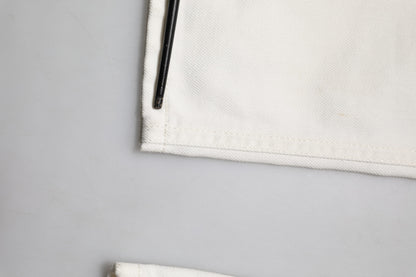 Dolce &amp; Gabbana Weiße Skinny-Jeans aus Baumwolle für Herren