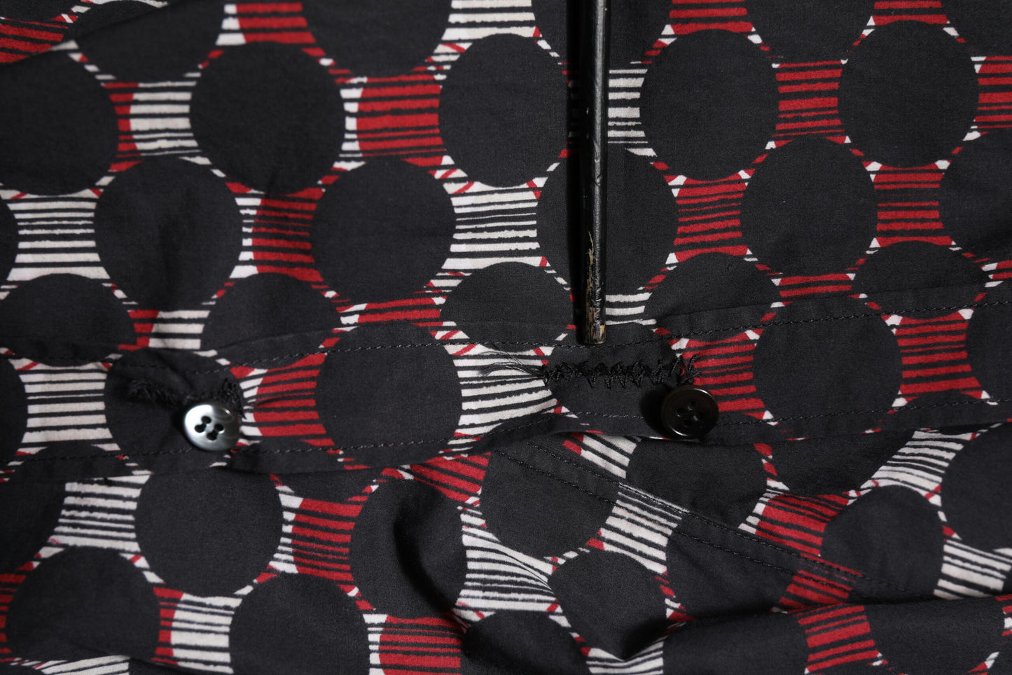 Dolce &amp; Gabbana Mehrfarbiges langärmliges Hemd aus Baumwolle in GOLD