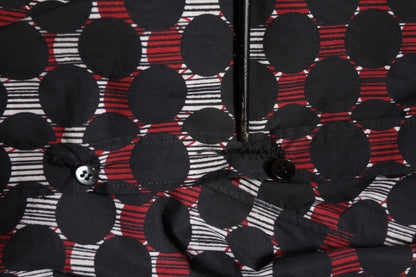 Dolce &amp; Gabbana Mehrfarbiges langärmliges Hemd aus Baumwolle in GOLD