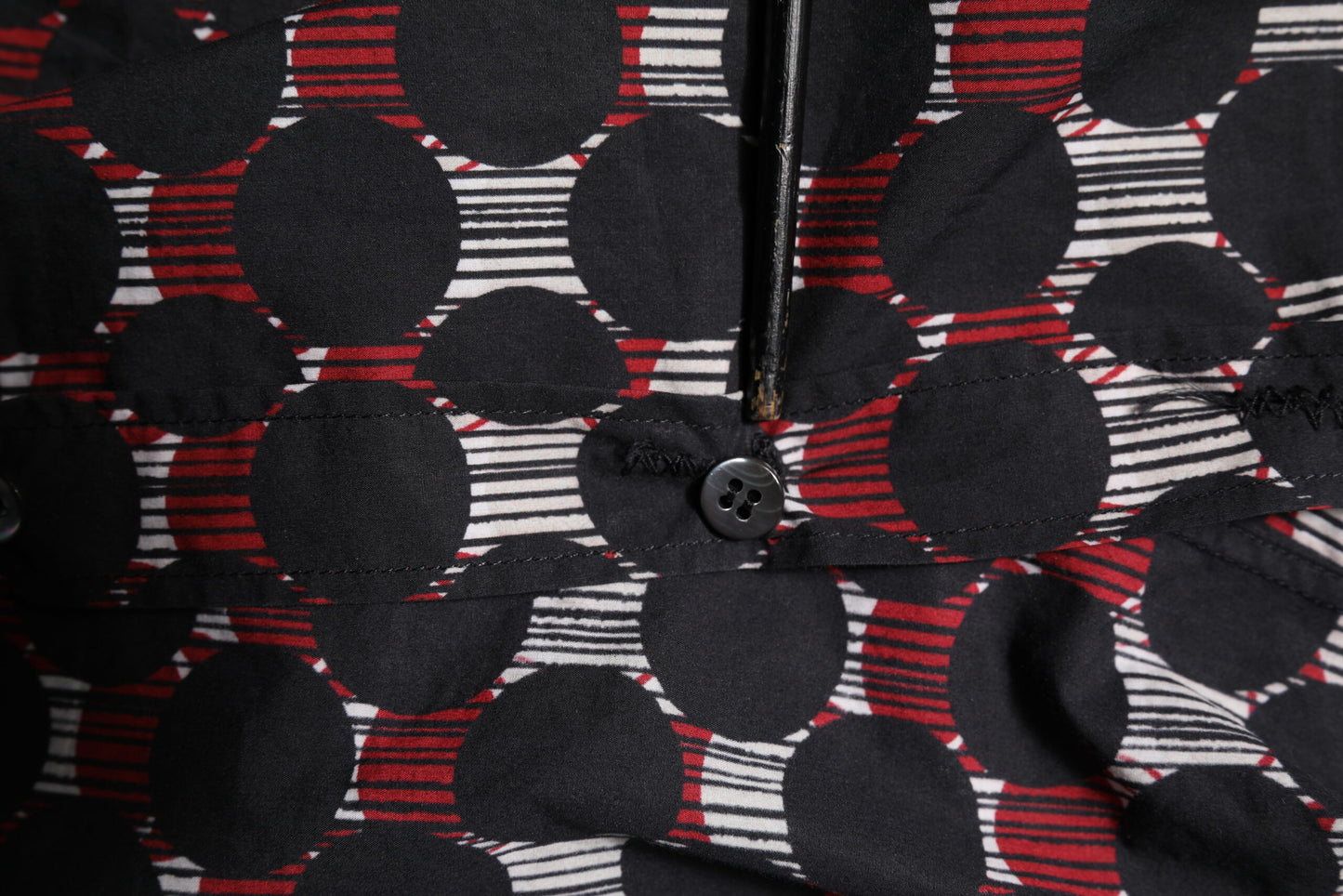 Dolce &amp; Gabbana Mehrfarbiges langärmliges Hemd aus Baumwolle in GOLD